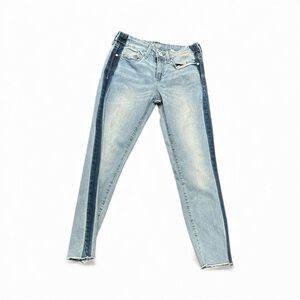 Denizen from Levi's Light and Dark Blue Boyfriend Skinny Jeans